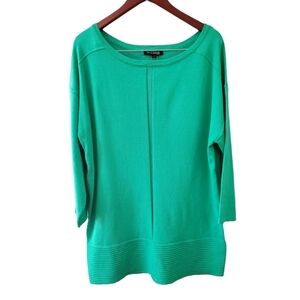 TINT & Shadow Woman Green Tunic Lightweight Style Sweater NWT